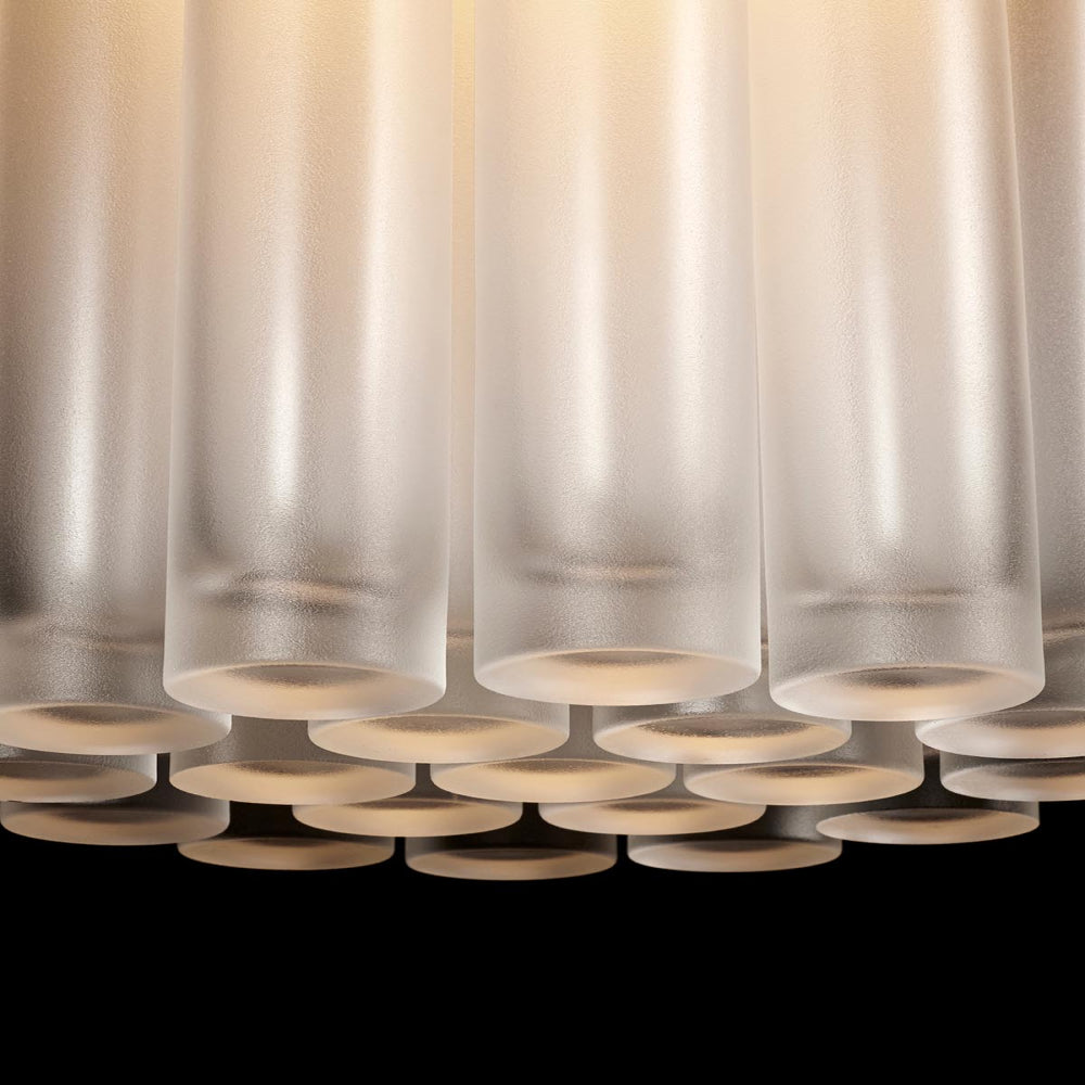 plafonnier cylindre en verre