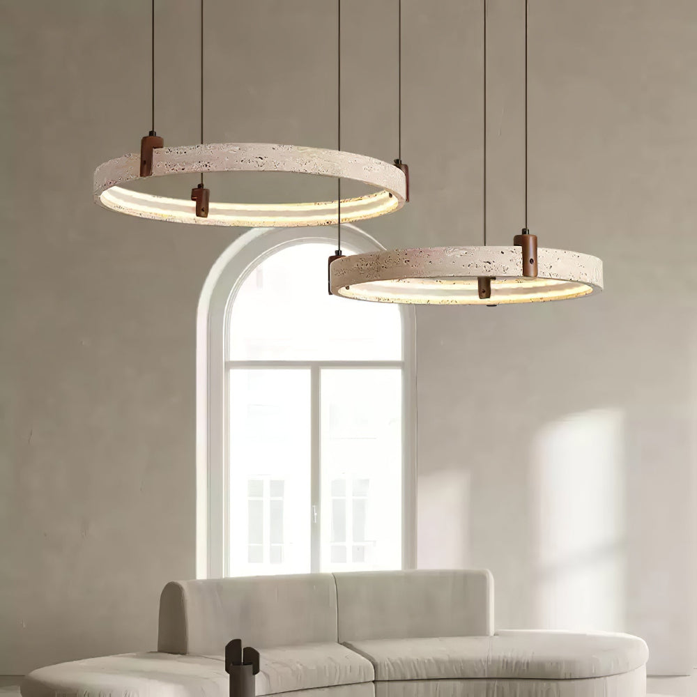 plafonnier led rond suspendu