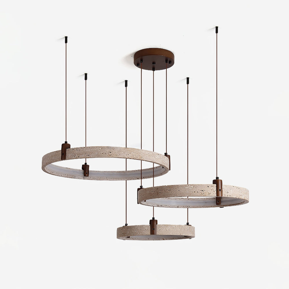 plafonnier led rond suspendu