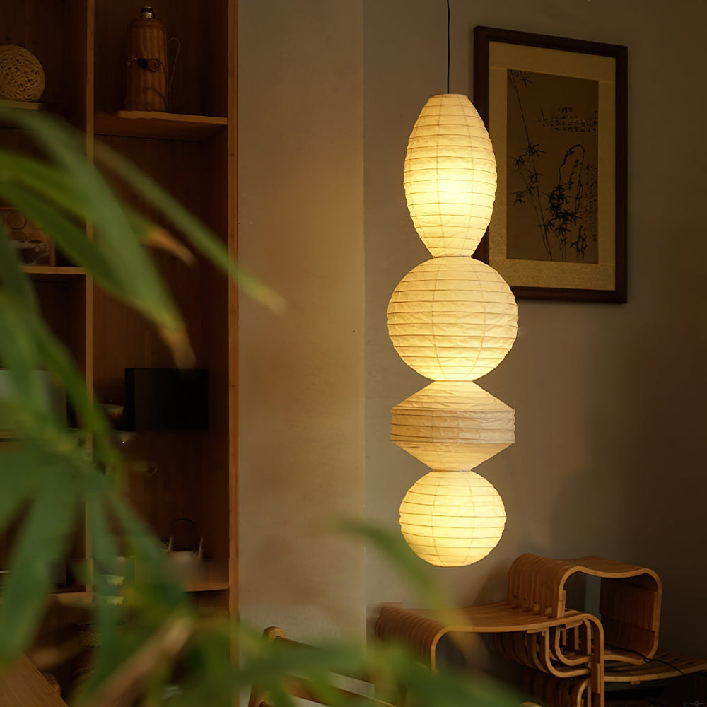 plafonnier lanterne japonaise