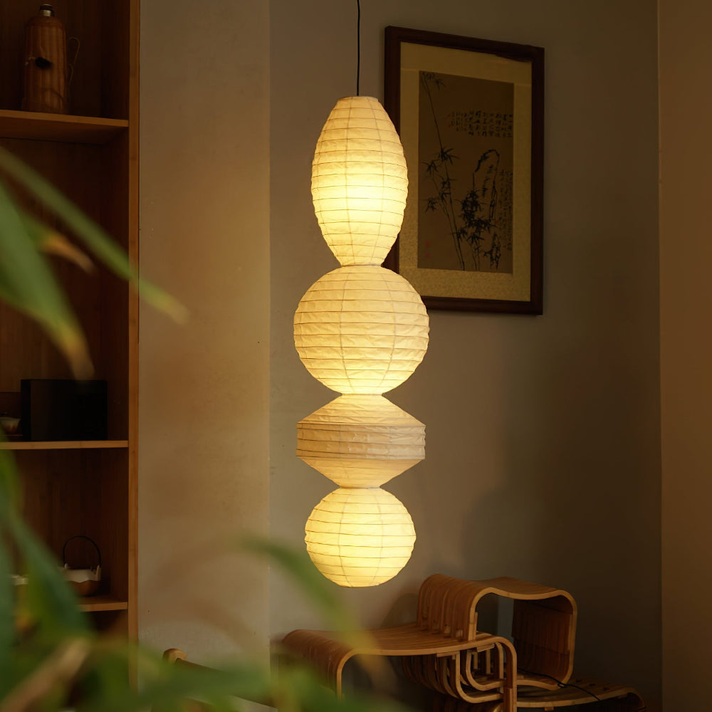 plafonnier lanterne japonaise