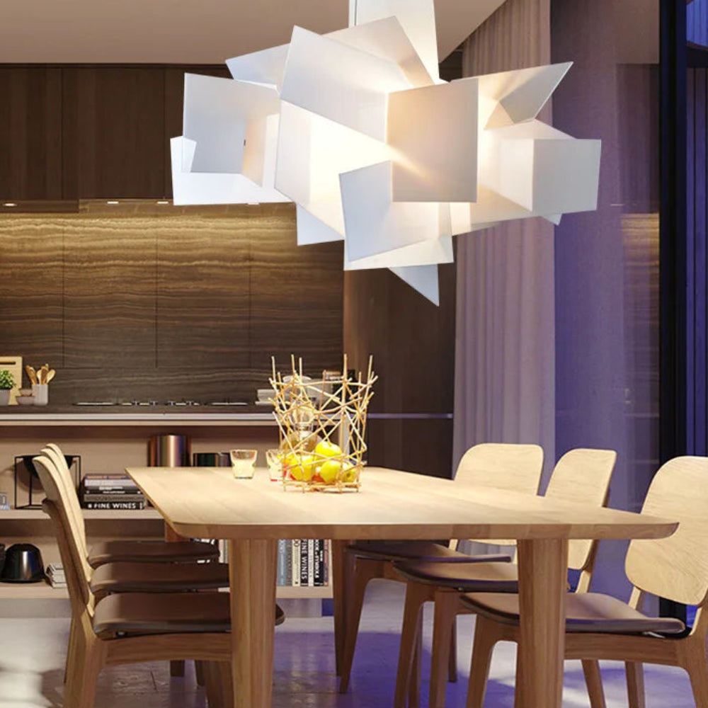 plafonnier design asymétrique