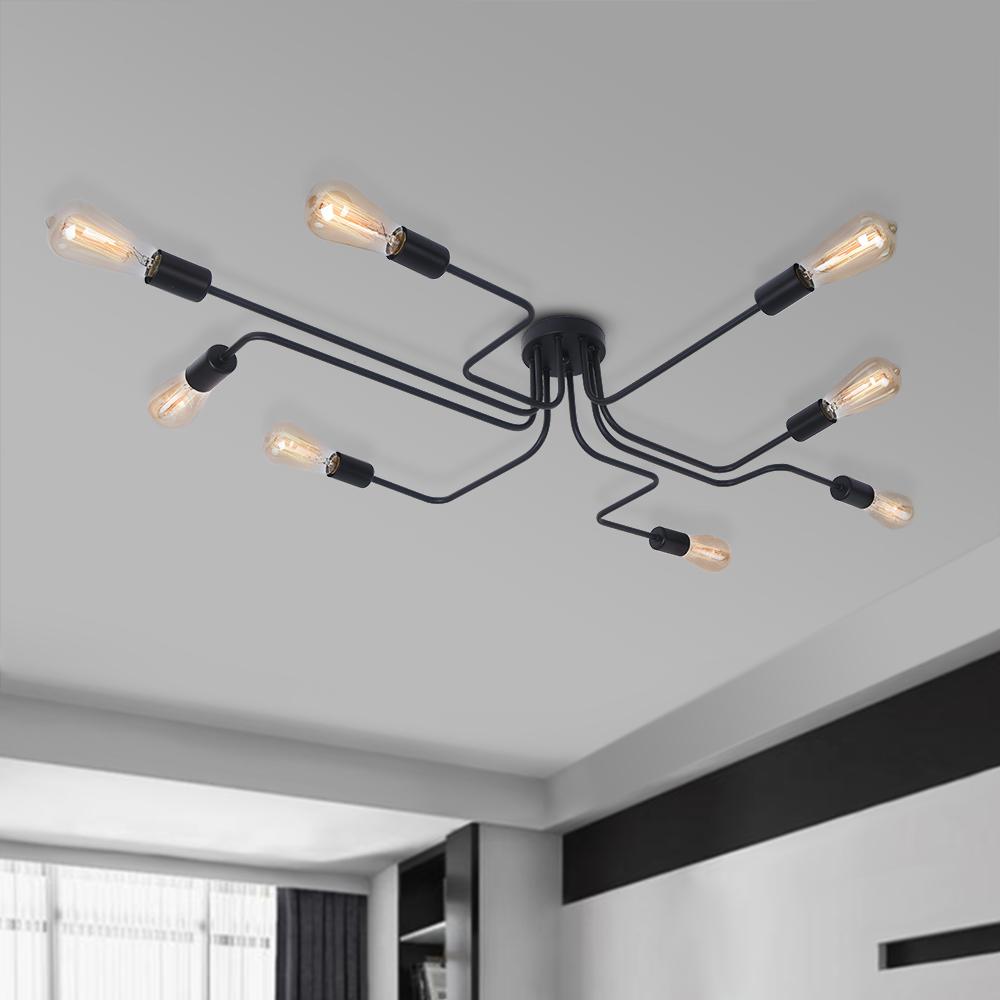 plafonnier pour salon industriel moderne